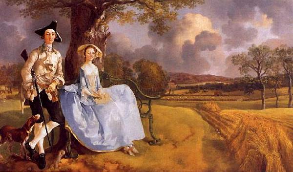 Thomas Gainsborough Mr and Mrs Andrews oil painting picture